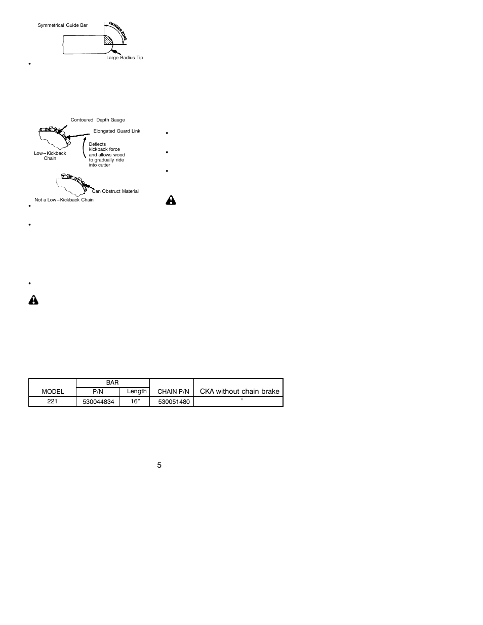 Poulan 530163653 User Manual | Page 5 / 18