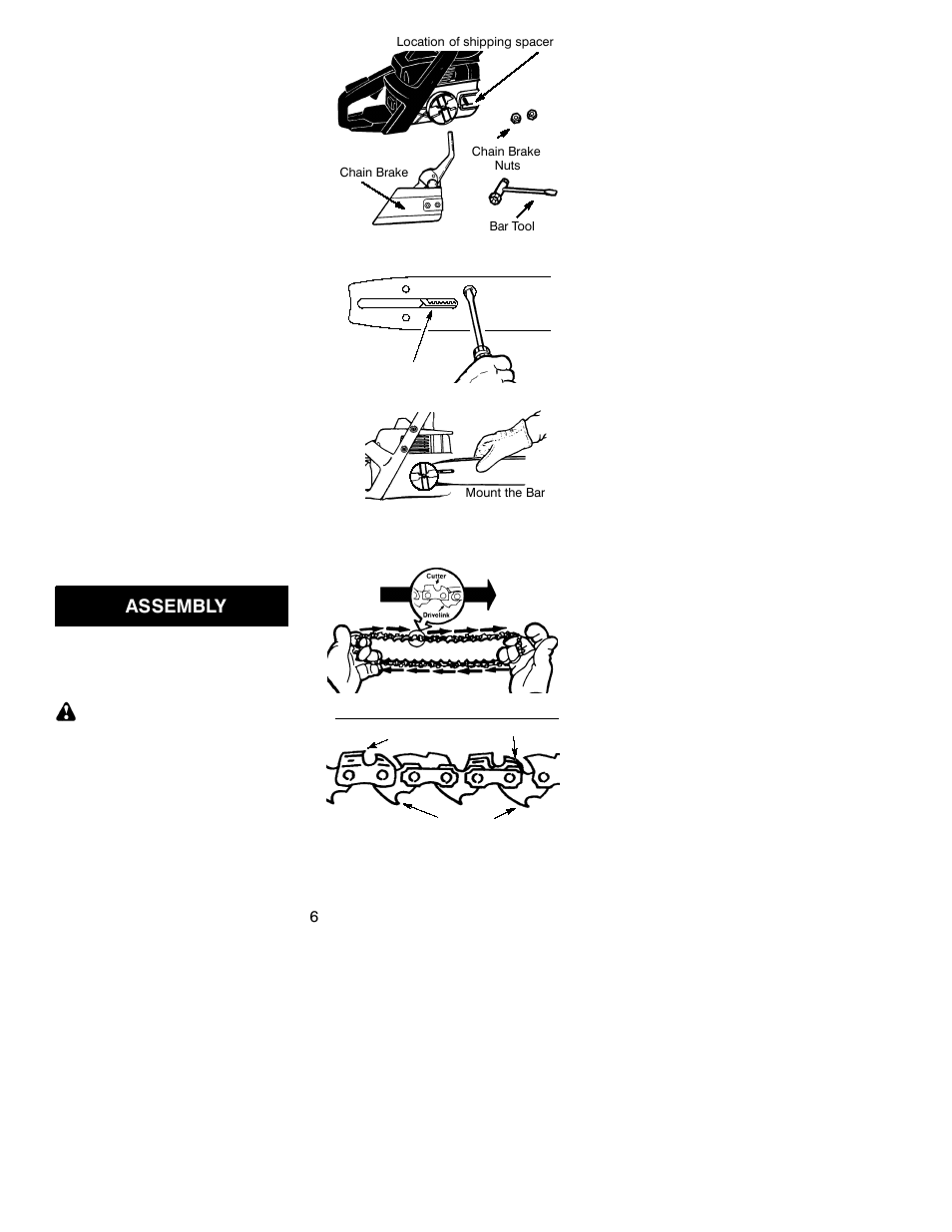 Assembly | Poulan 530163653 User Manual | Page 6 / 18