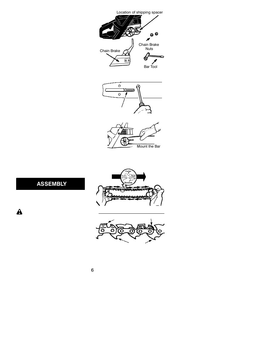 Assembly | Poulan 530163652 User Manual | Page 6 / 18