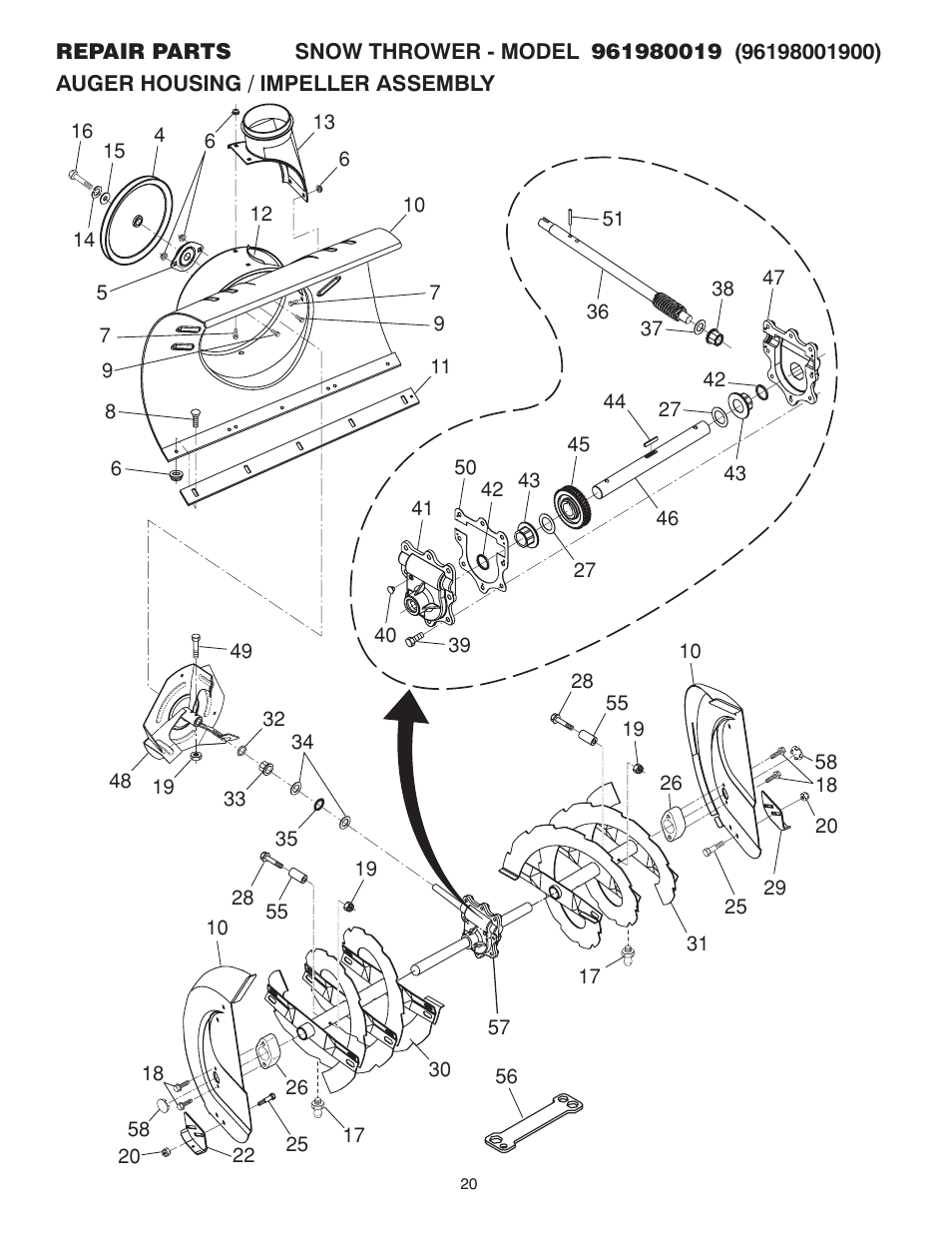 Poulan 96198001900 User Manual | Page 20 / 32