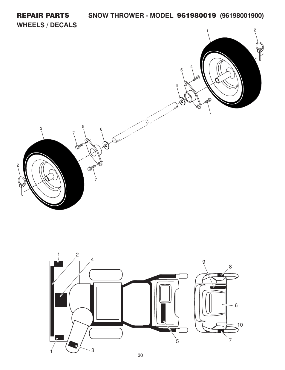 Poulan 96198001900 User Manual | Page 30 / 32