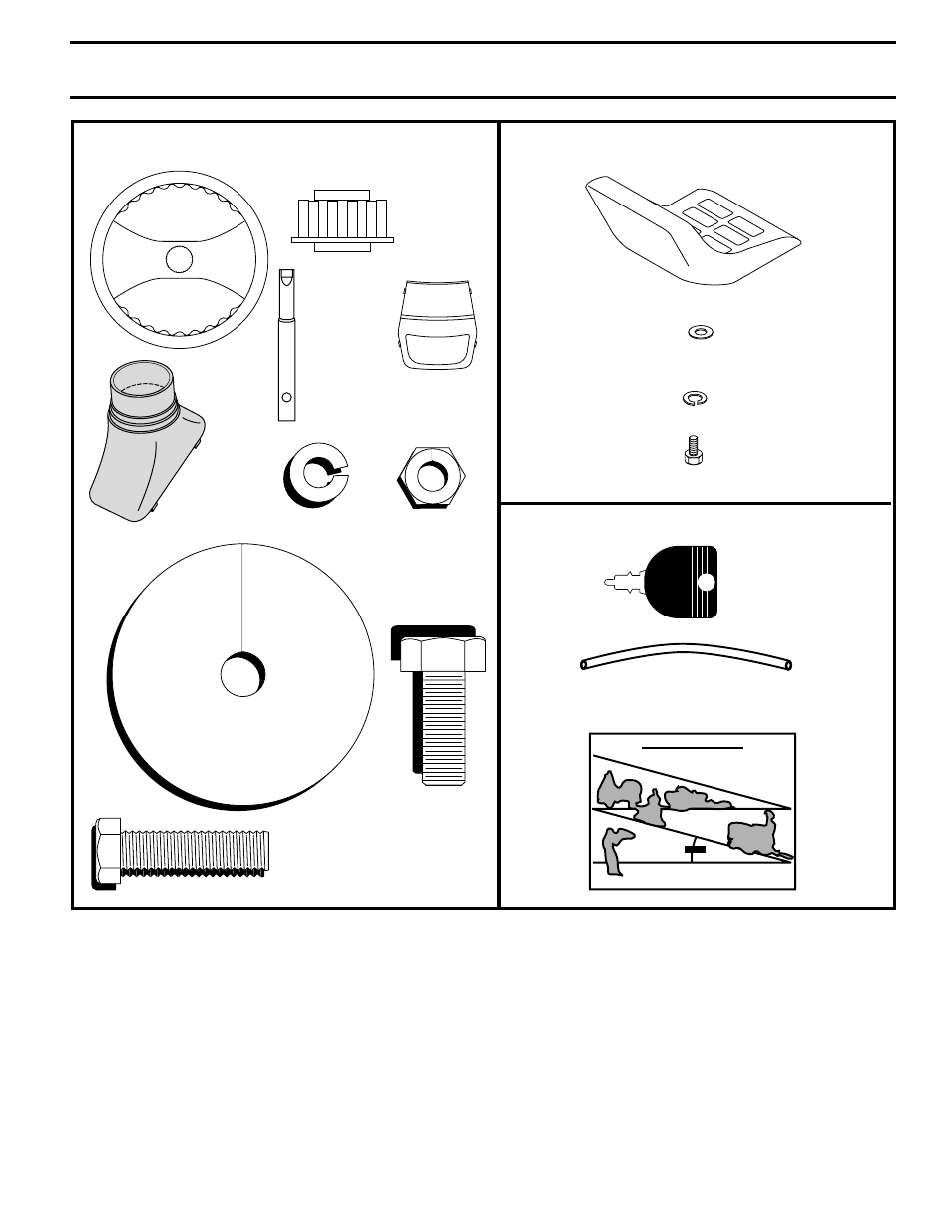 Unassembled parts | Poulan 176851 User Manual | Page 5 / 48