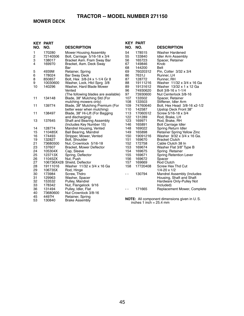Poulan 2002-11 User Manual | Page 45 / 48