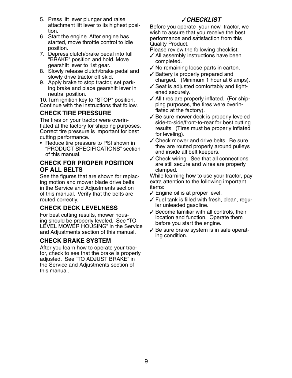 Poulan 2002-11 User Manual | Page 9 / 48