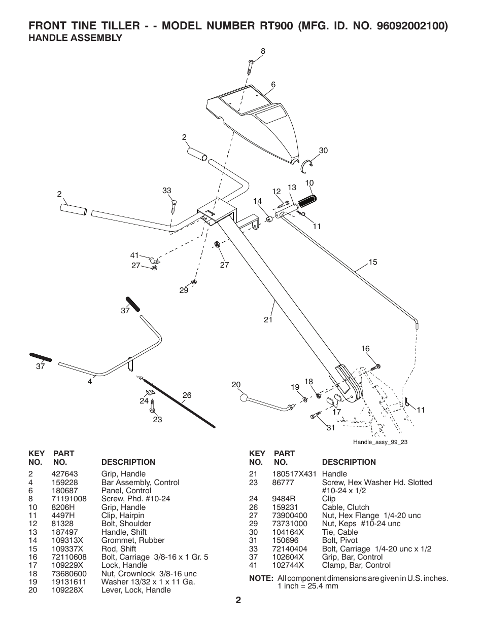 Poulan PRO RT900 User Manual | Page 2 / 12