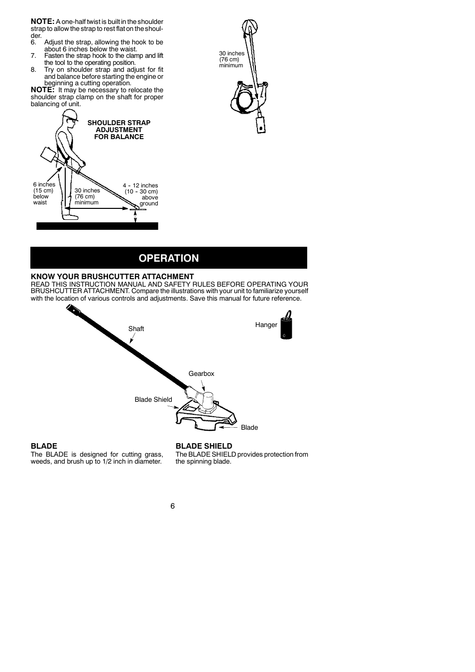 Operation | Poulan Pro PP4000C User Manual | Page 6 / 10