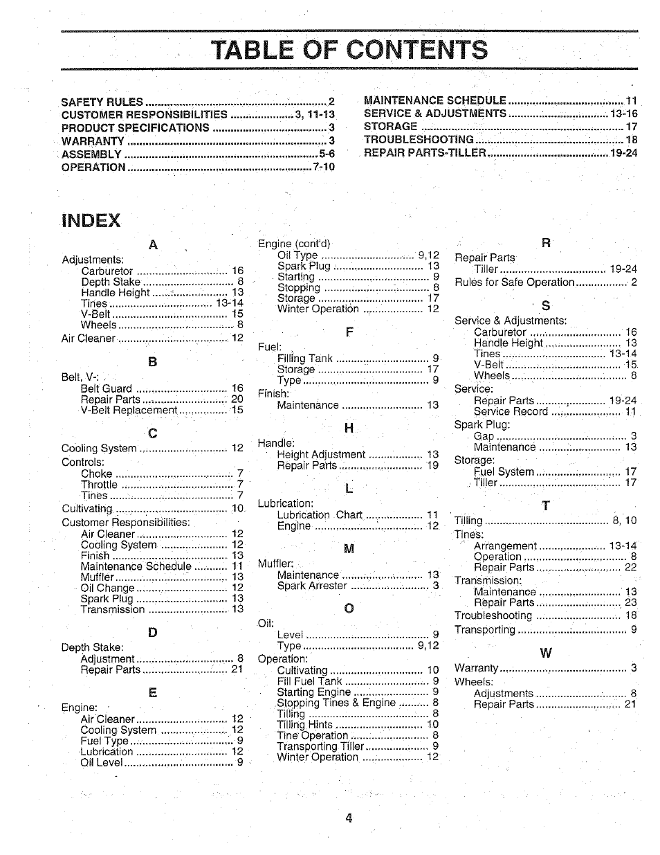 Poulan 156332 User Manual | Page 4 / 24