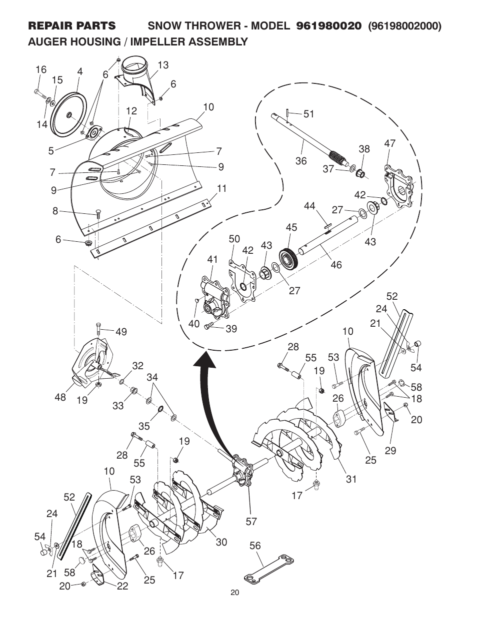 Poulan 961980020 User Manual | Page 20 / 32