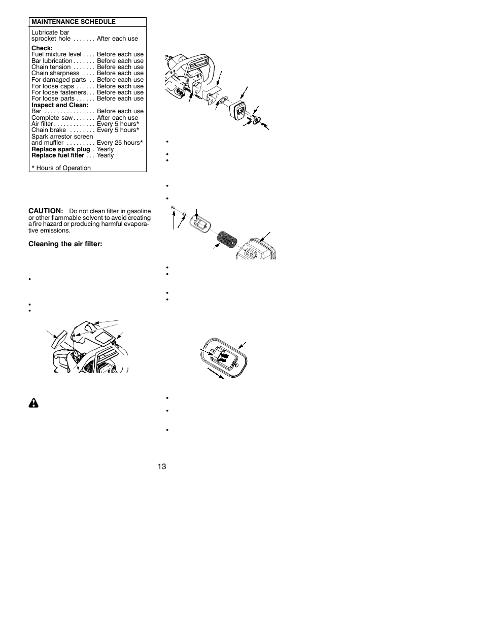 Poulan 2001-03 User Manual | Page 13 / 16