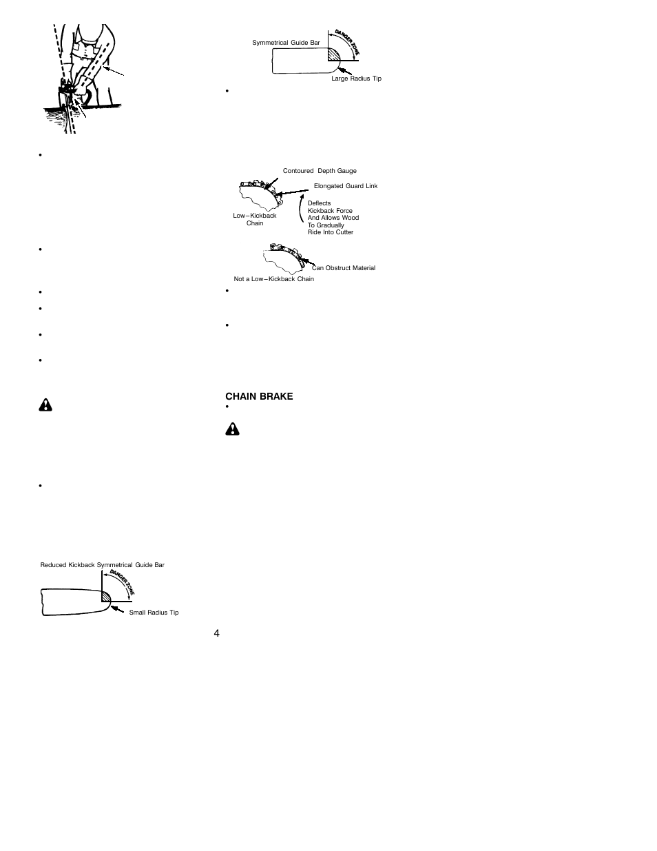 Warning | Poulan 2001-03 User Manual | Page 4 / 16