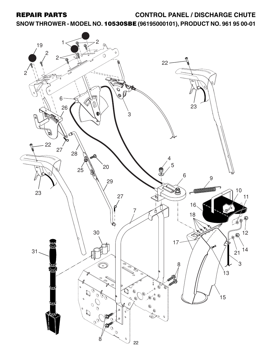 Poulan 961 95 00-01 User Manual | Page 3 / 12