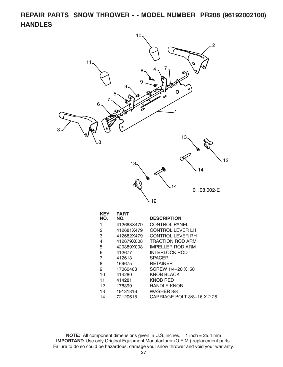 Poulan 421602 User Manual | Page 27 / 40