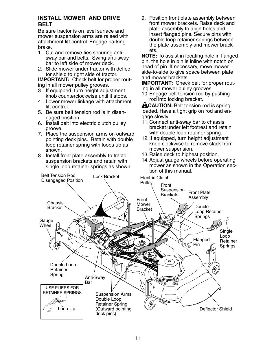 Poulan 191697 User Manual | Page 11 / 35