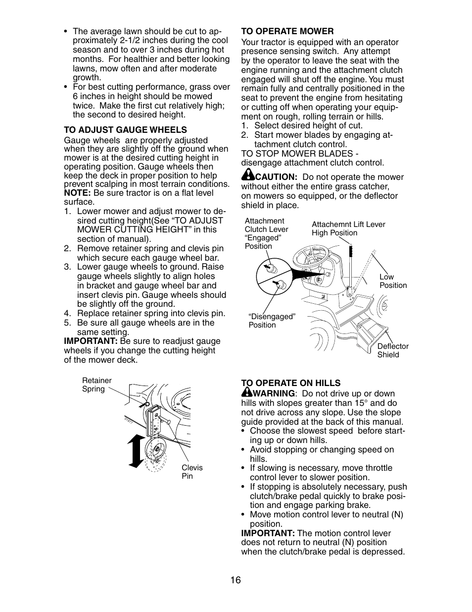 Poulan 191697 User Manual | Page 16 / 35