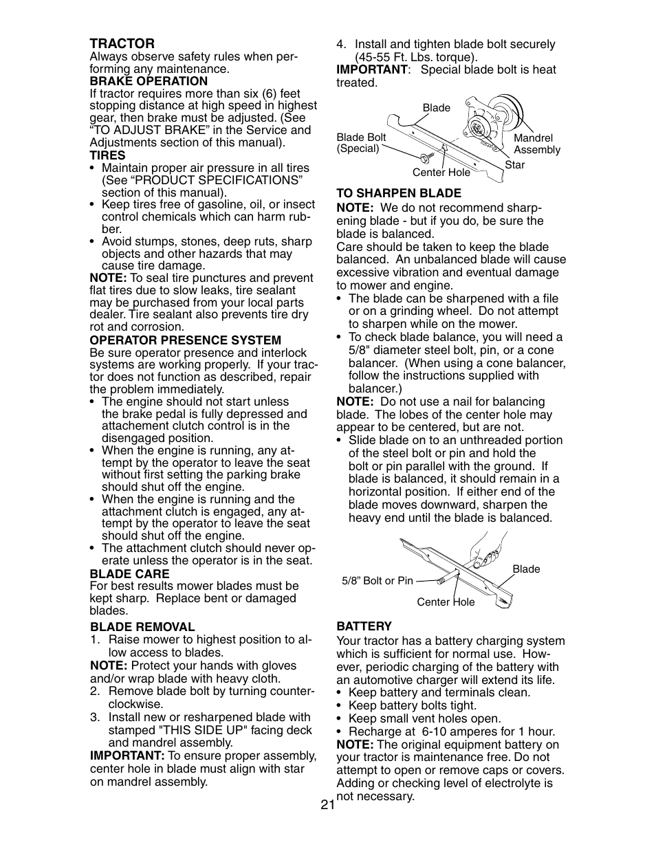 Poulan 191697 User Manual | Page 21 / 35