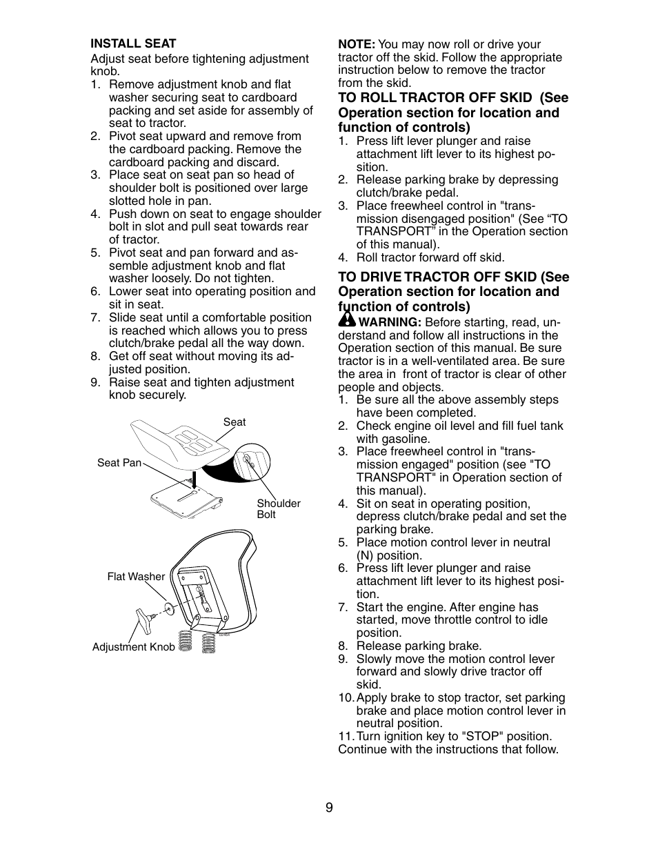 Poulan 191697 User Manual | Page 9 / 35