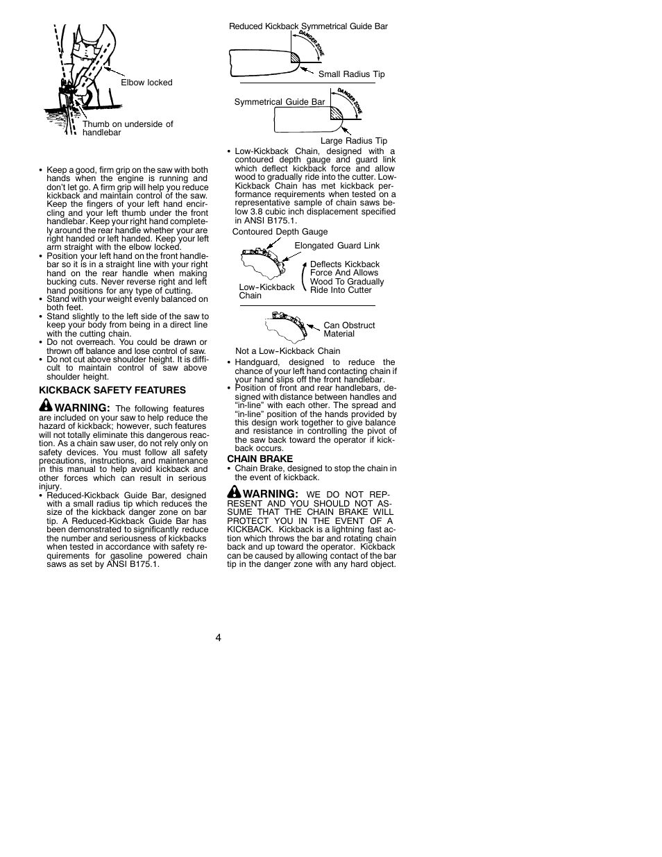 Poulan 530088788 User Manual | Page 4 / 16