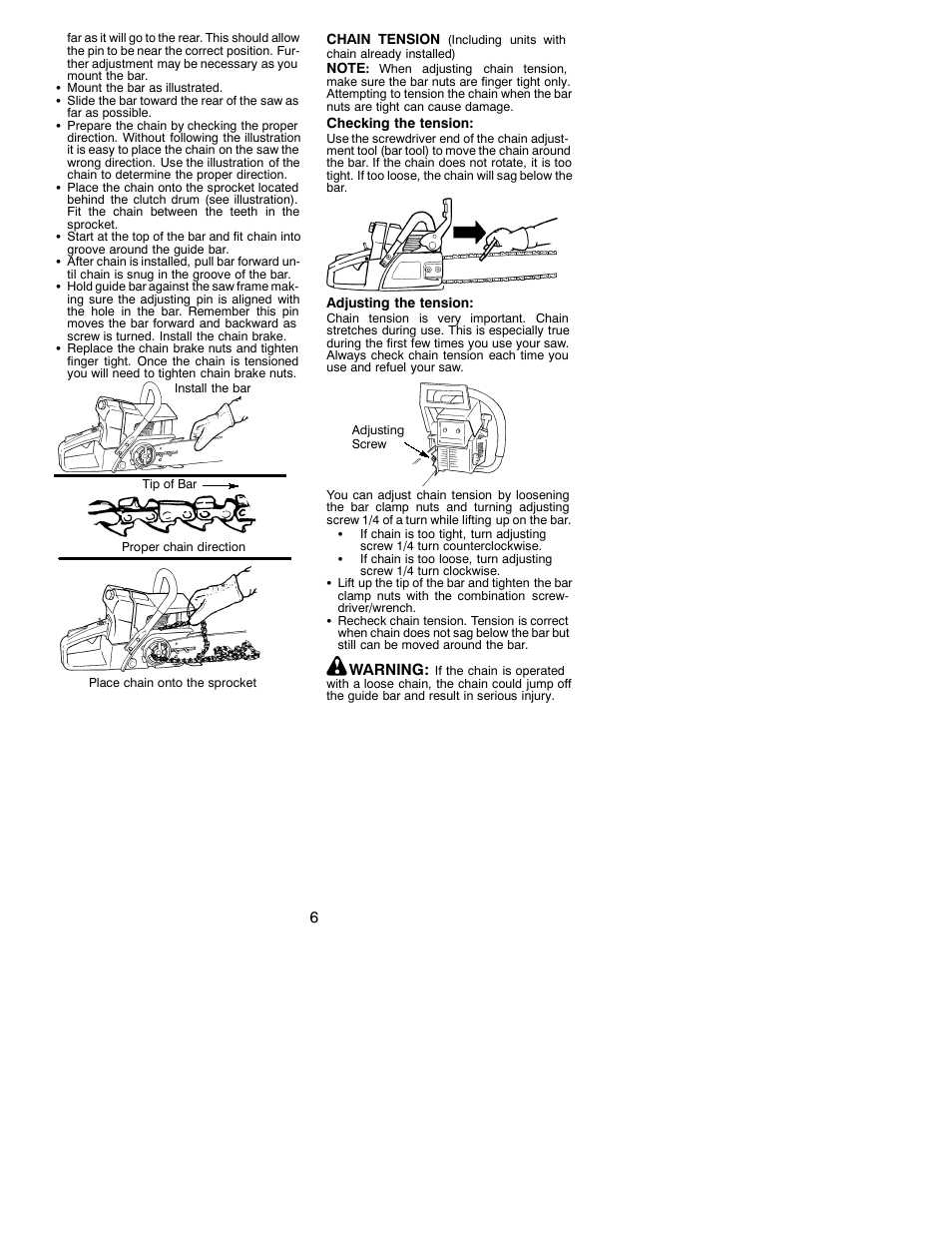 Poulan 530088788 User Manual | Page 6 / 16