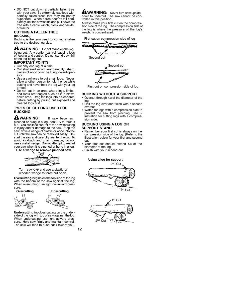 Poulan 2750 User Manual | Page 12 / 18