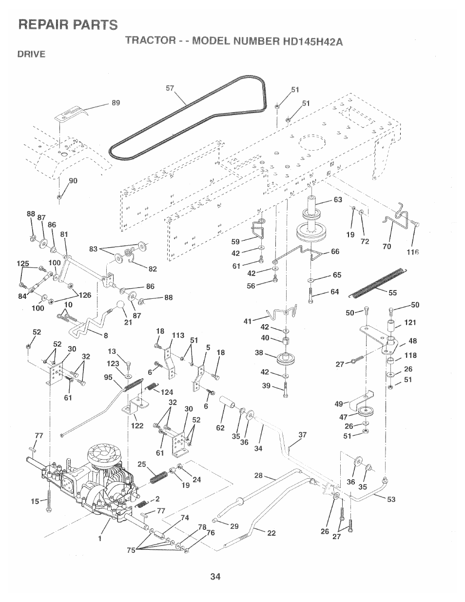 Poulan 157469 User Manual | Page 34 / 52