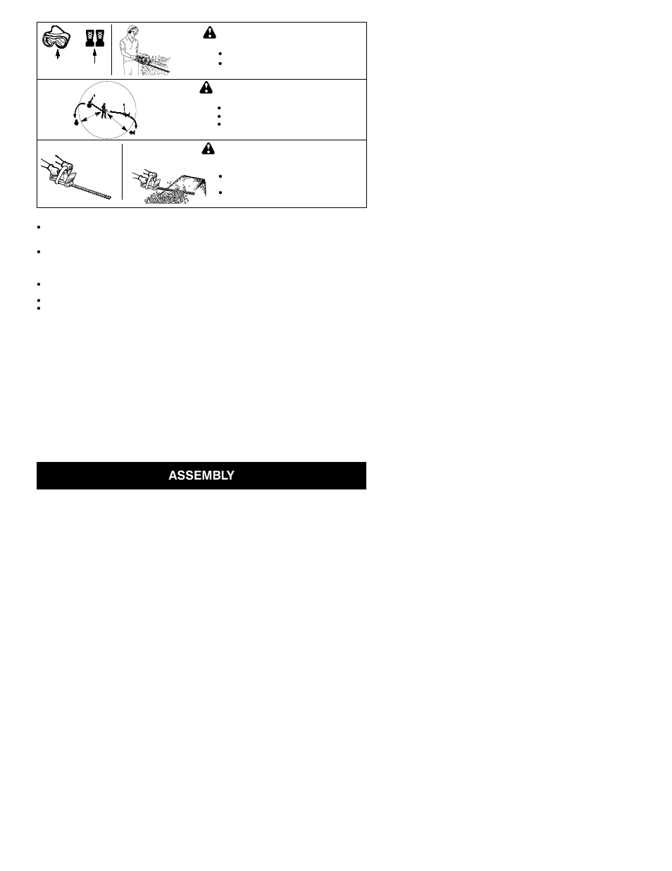 Assembly | Poulan 530163900 User Manual | Page 3 / 11