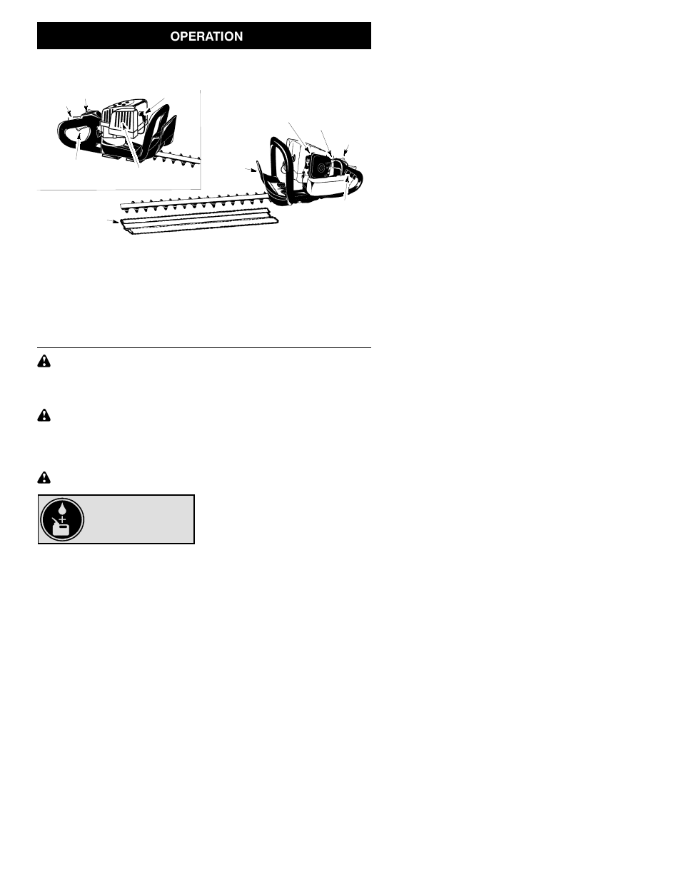 Operation | Poulan 530163900 User Manual | Page 4 / 11