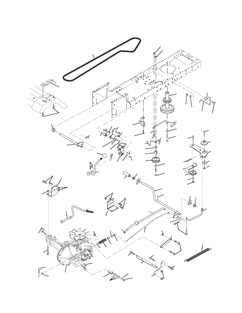 Repair parts, Tractor - - model number pr20h42sta, Drive | Poulan 173411 User Manual | Page 34 / 48