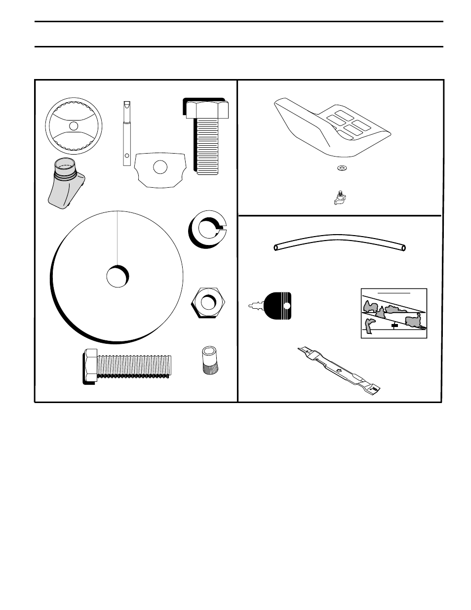Unassembled hardware | Poulan 175682 User Manual | Page 5 / 48
