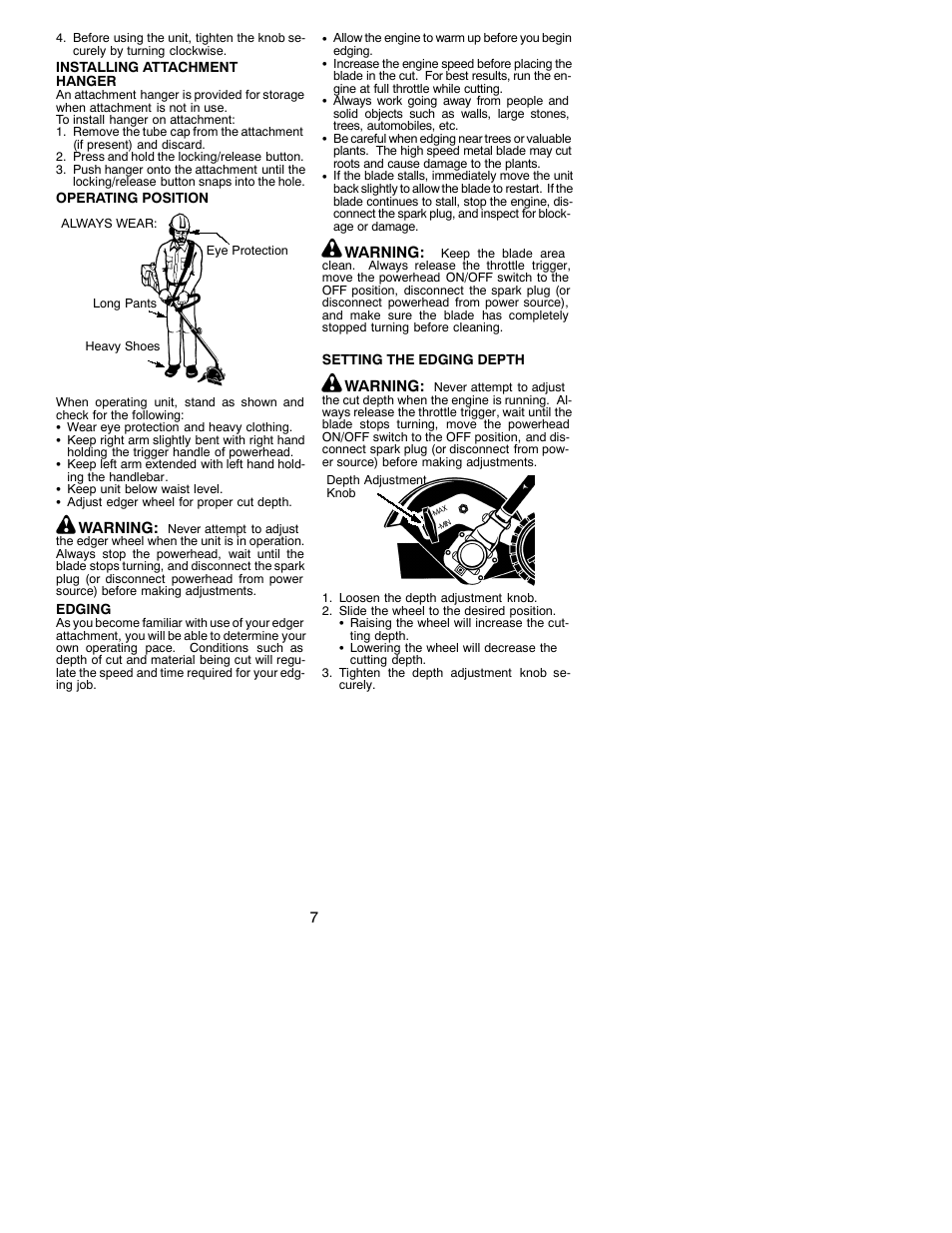 Poulan Pro PP1000E User Manual | Page 7 / 9