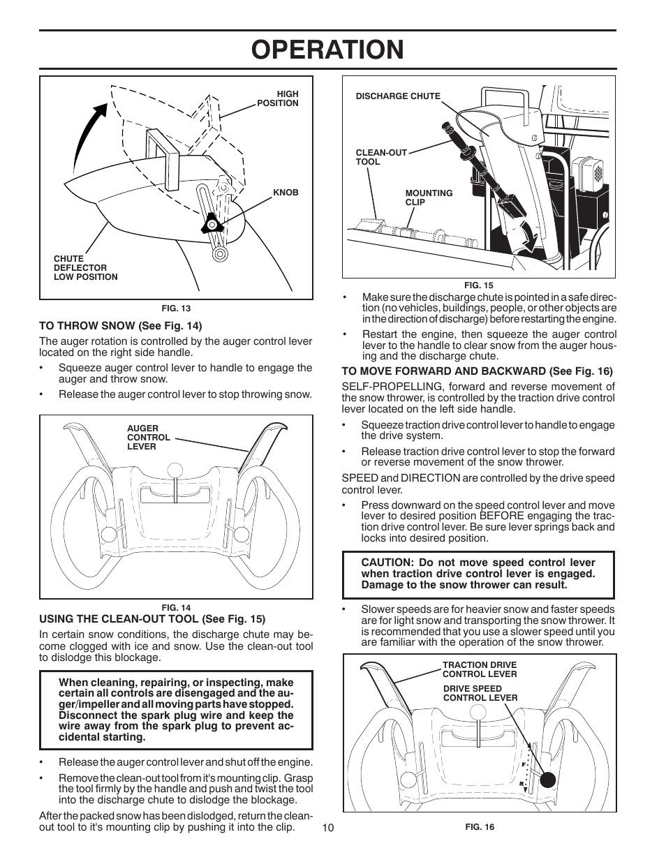 Operation | Poulan 424549 User Manual | Page 10 / 40