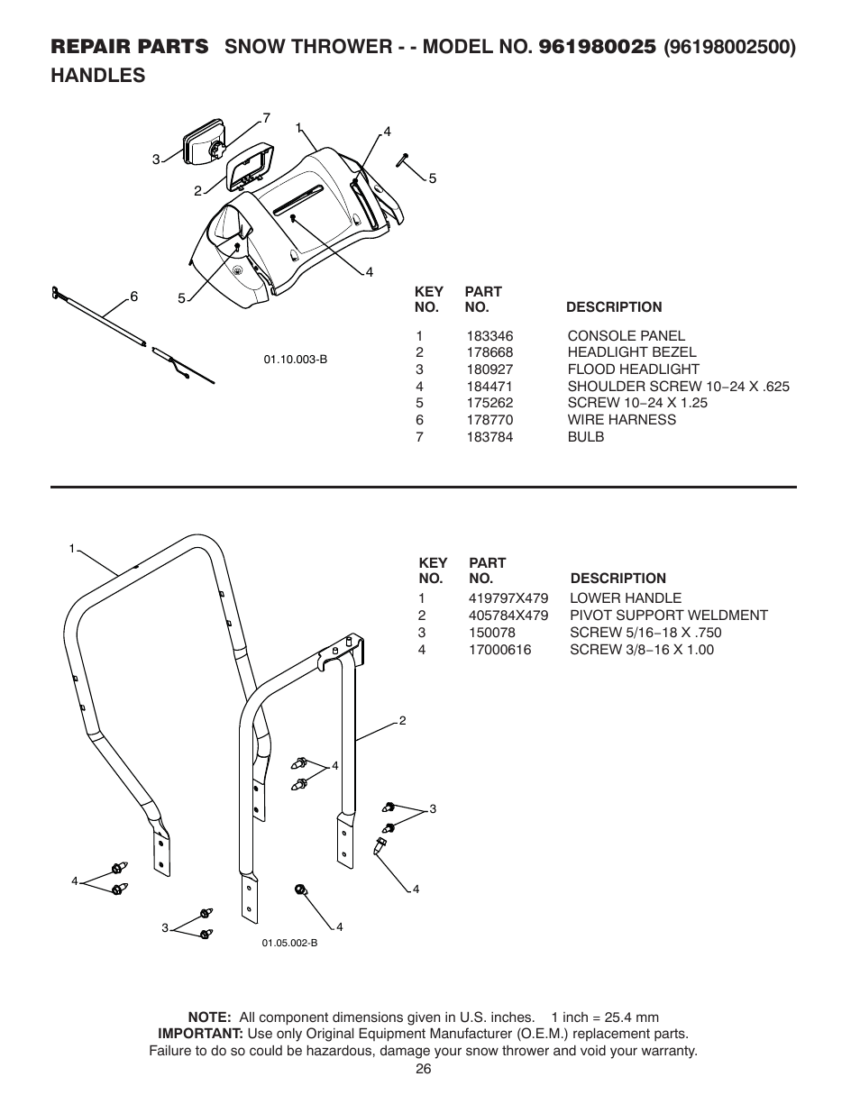 Poulan 424549 User Manual | Page 26 / 40