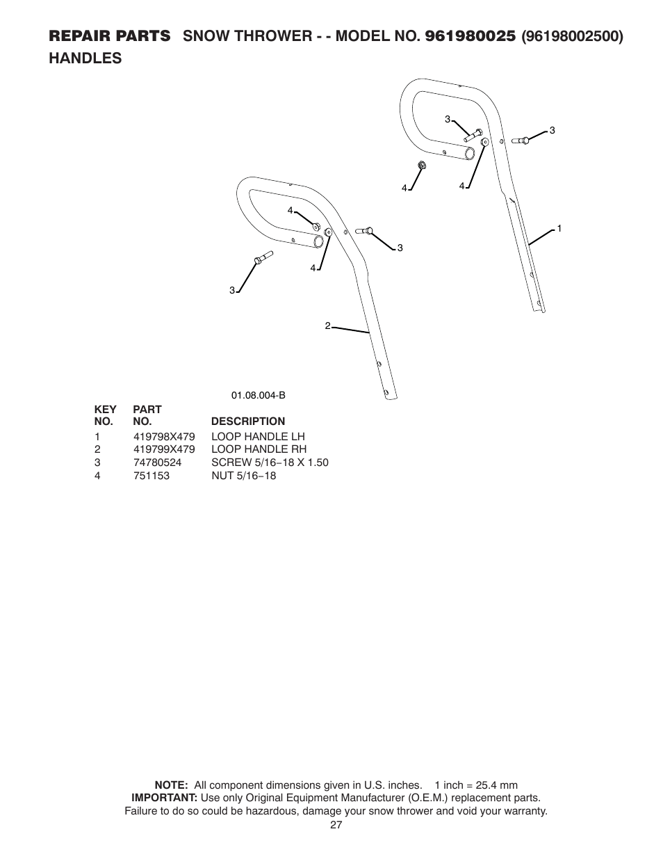 Poulan 424549 User Manual | Page 27 / 40