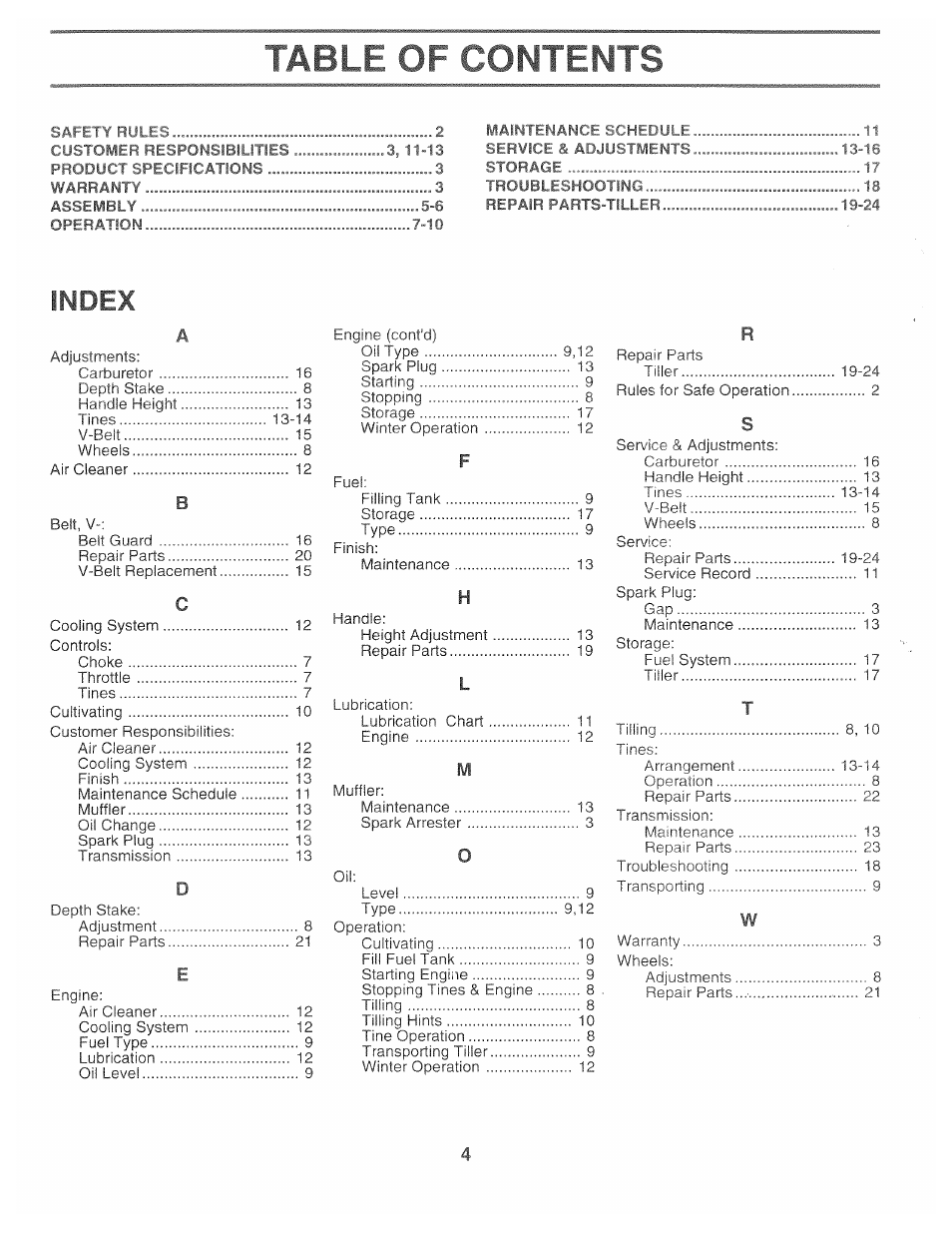 Poulan 163659 User Manual | Page 4 / 22