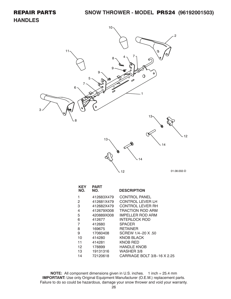 Poulan 421466 User Manual | Page 26 / 36