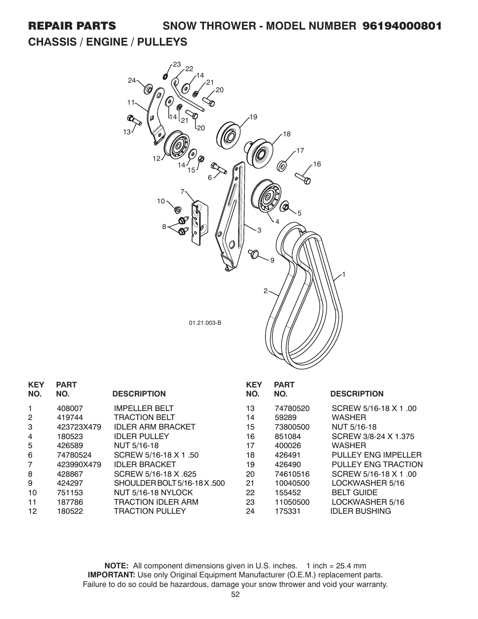 Poulan 96194000801 User Manual | Page 34 / 38