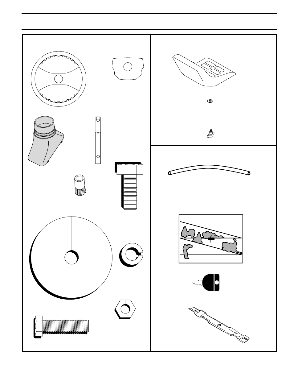 Unassembled parts | Poulan 178227 User Manual | Page 5 / 48