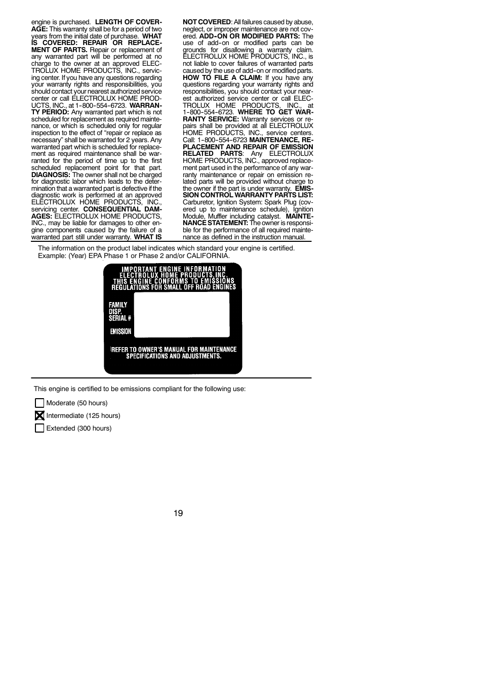 Poulan P3516PR User Manual | Page 19 / 19