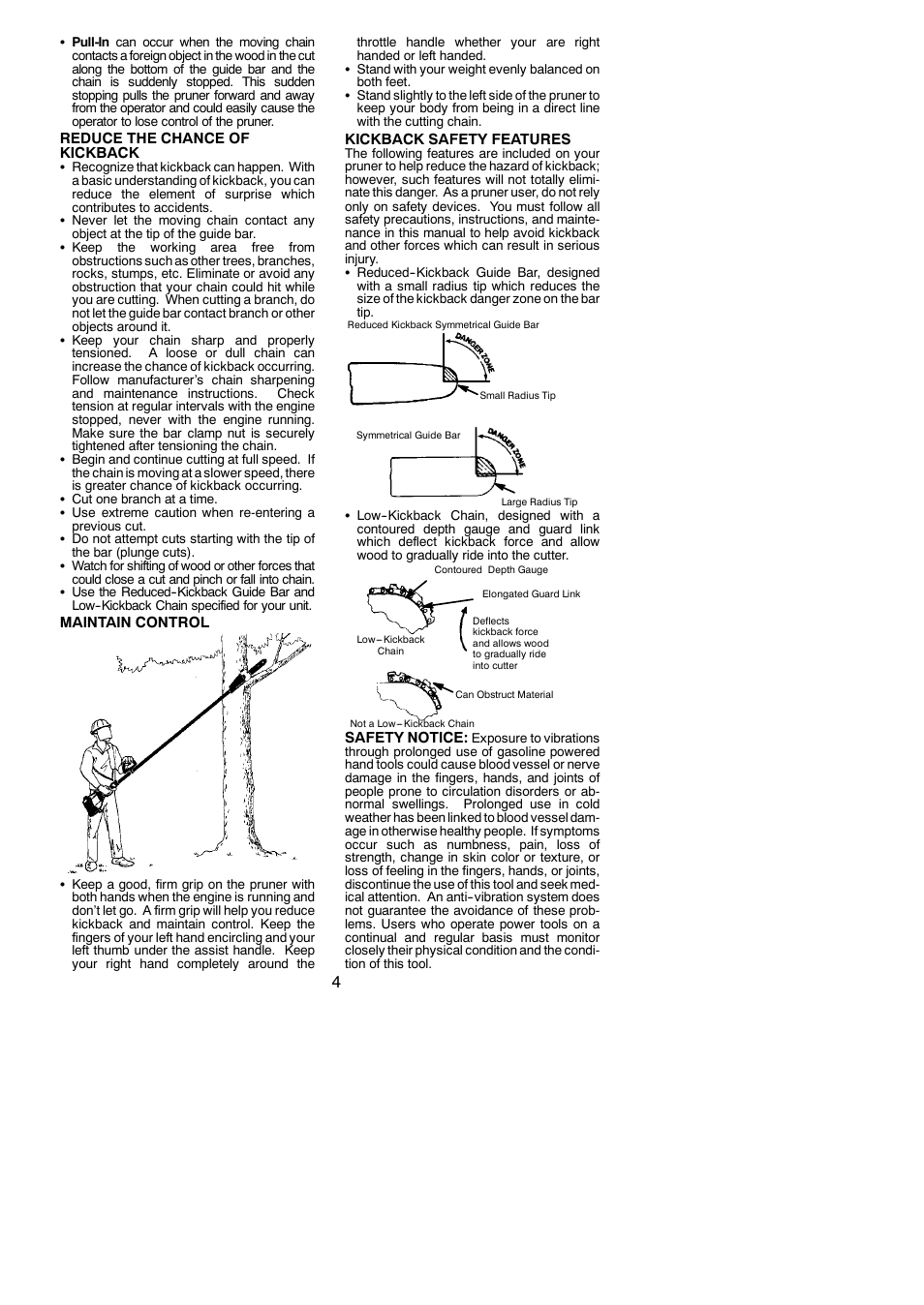 Poulan PP446E User Manual | Page 4 / 19