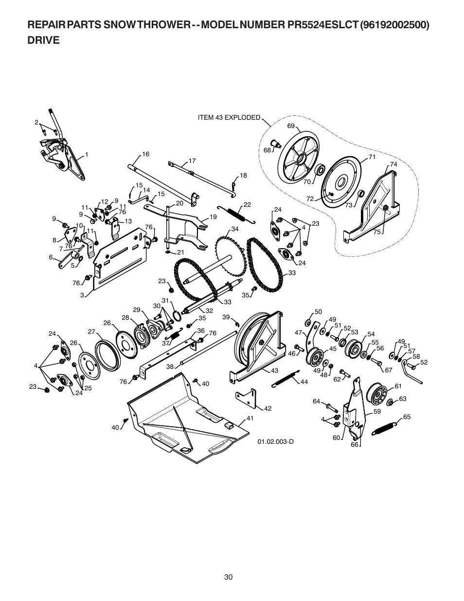 Poulan 424003 User Manual | Page 30 / 40