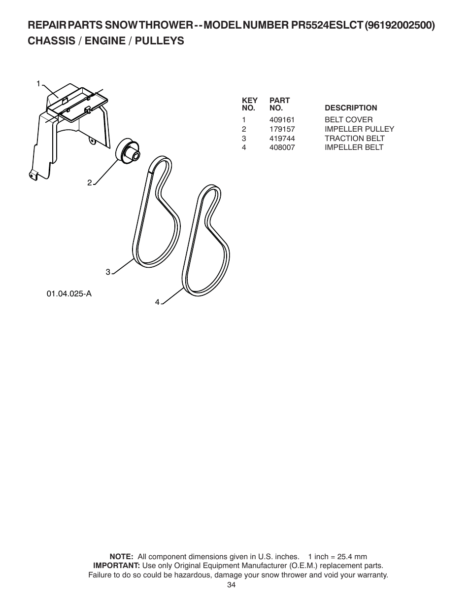 Poulan 424003 User Manual | Page 34 / 40
