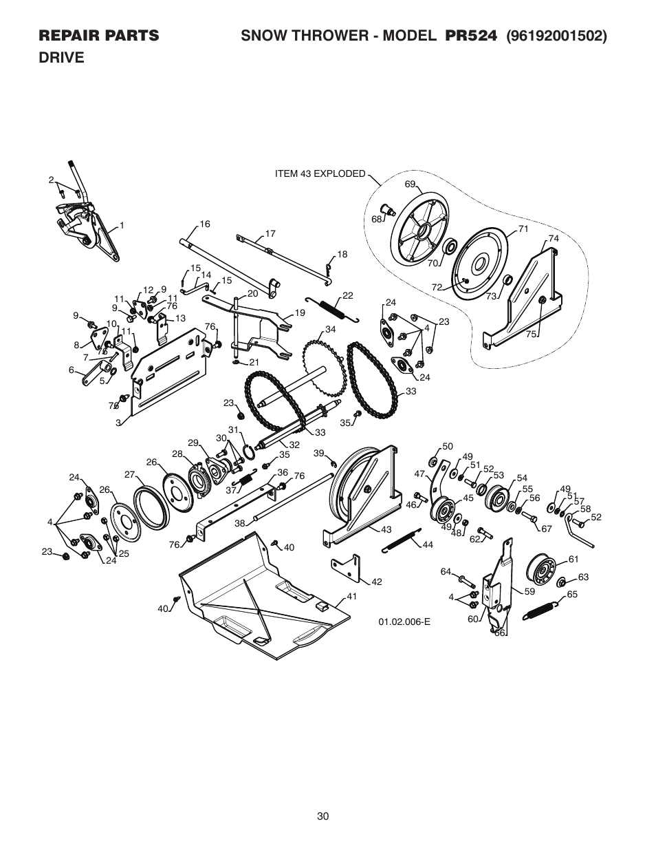 Poulan 421104 User Manual | Page 30 / 36