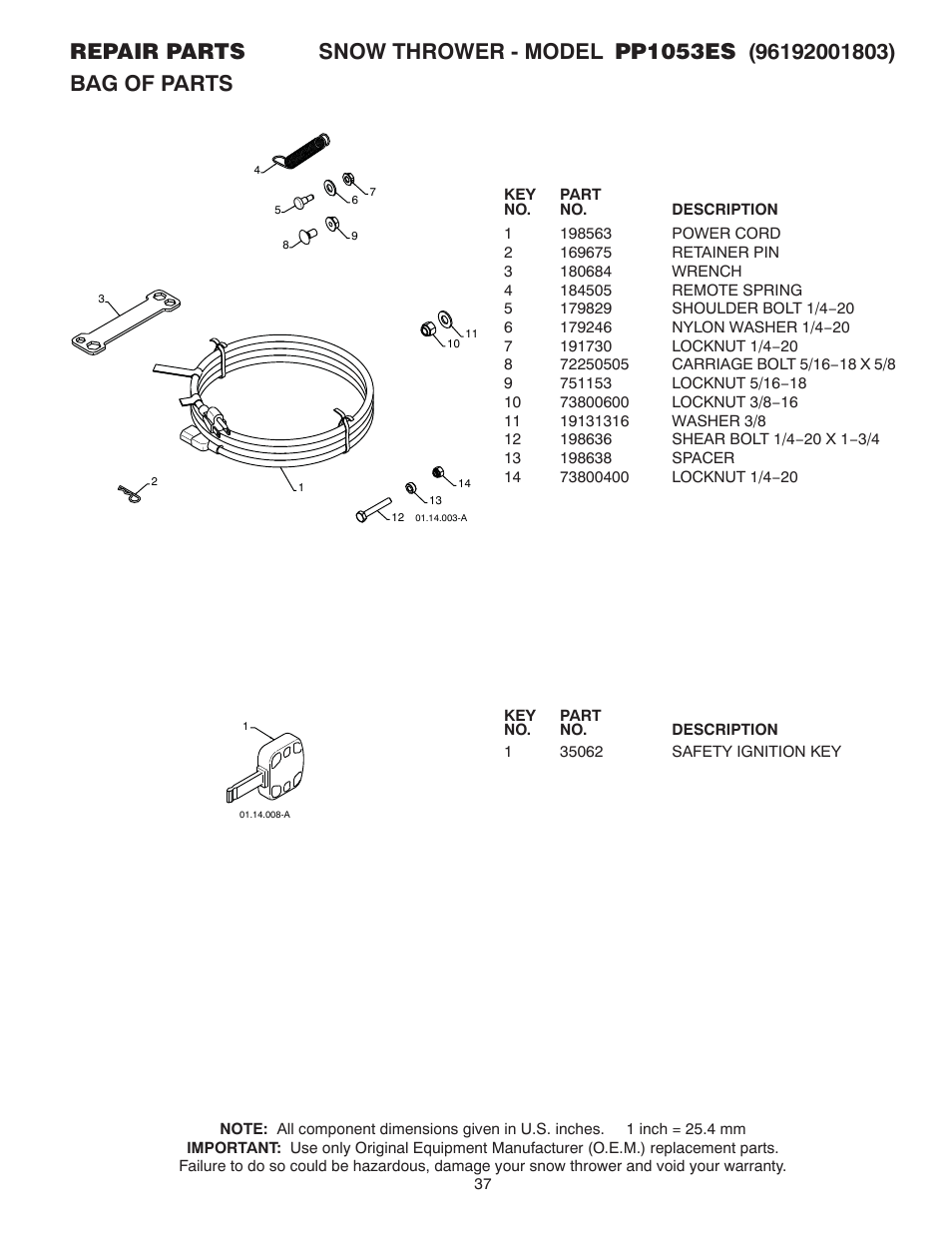 Poulan 421471 User Manual | Page 37 / 40