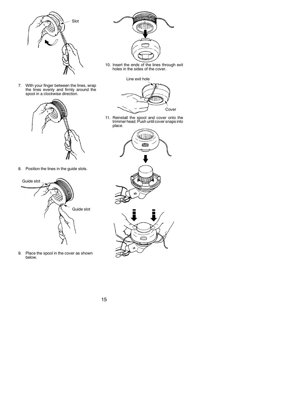 Poulan Pro PP033 User Manual | Page 15 / 19