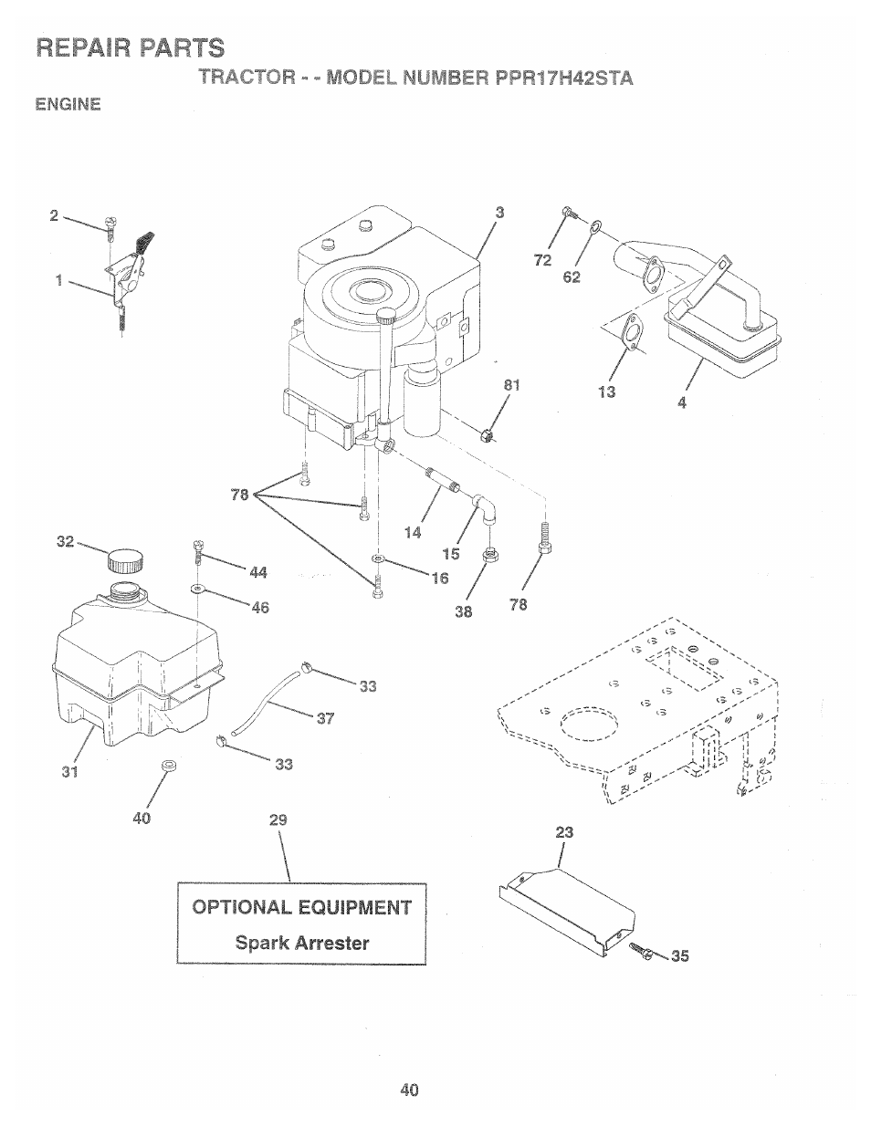 Fl--model wyi^en | Poulan 168737 User Manual | Page 40 / 48