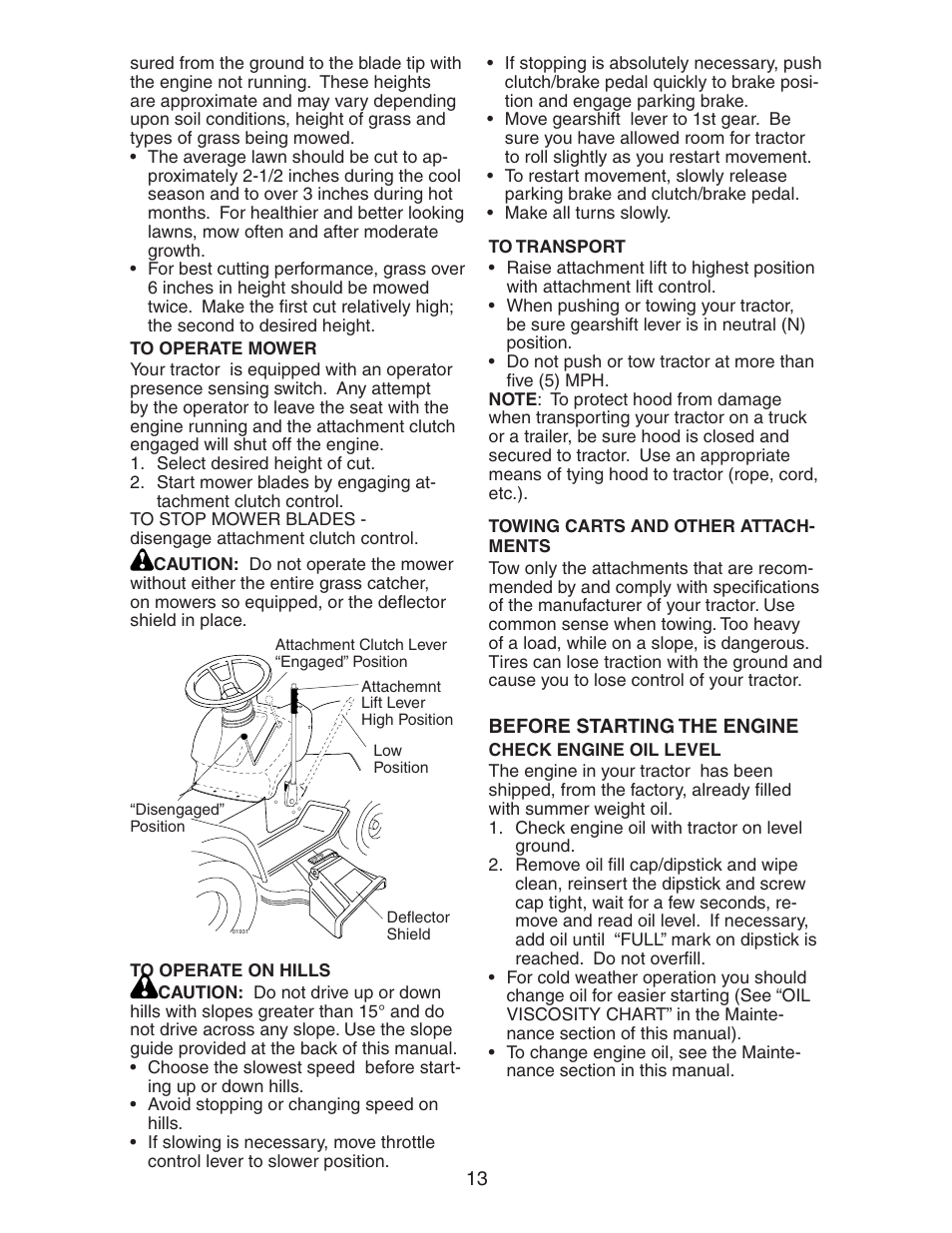 Poulan 271491 User Manual | Page 13 / 31