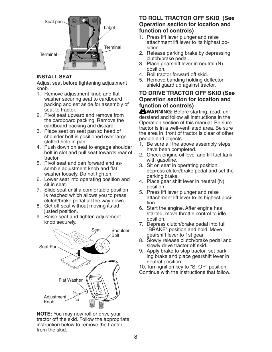 Poulan 271491 User Manual | Page 8 / 31