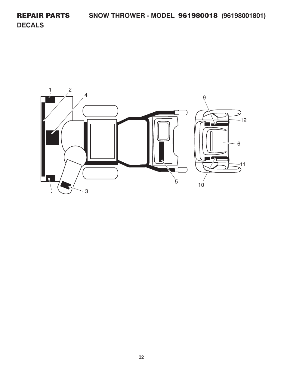 Poulan 961980018 User Manual | Page 32 / 36