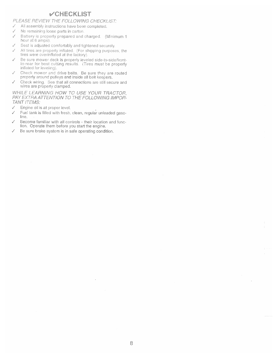 Poulan 169087 User Manual | Page 8 / 40