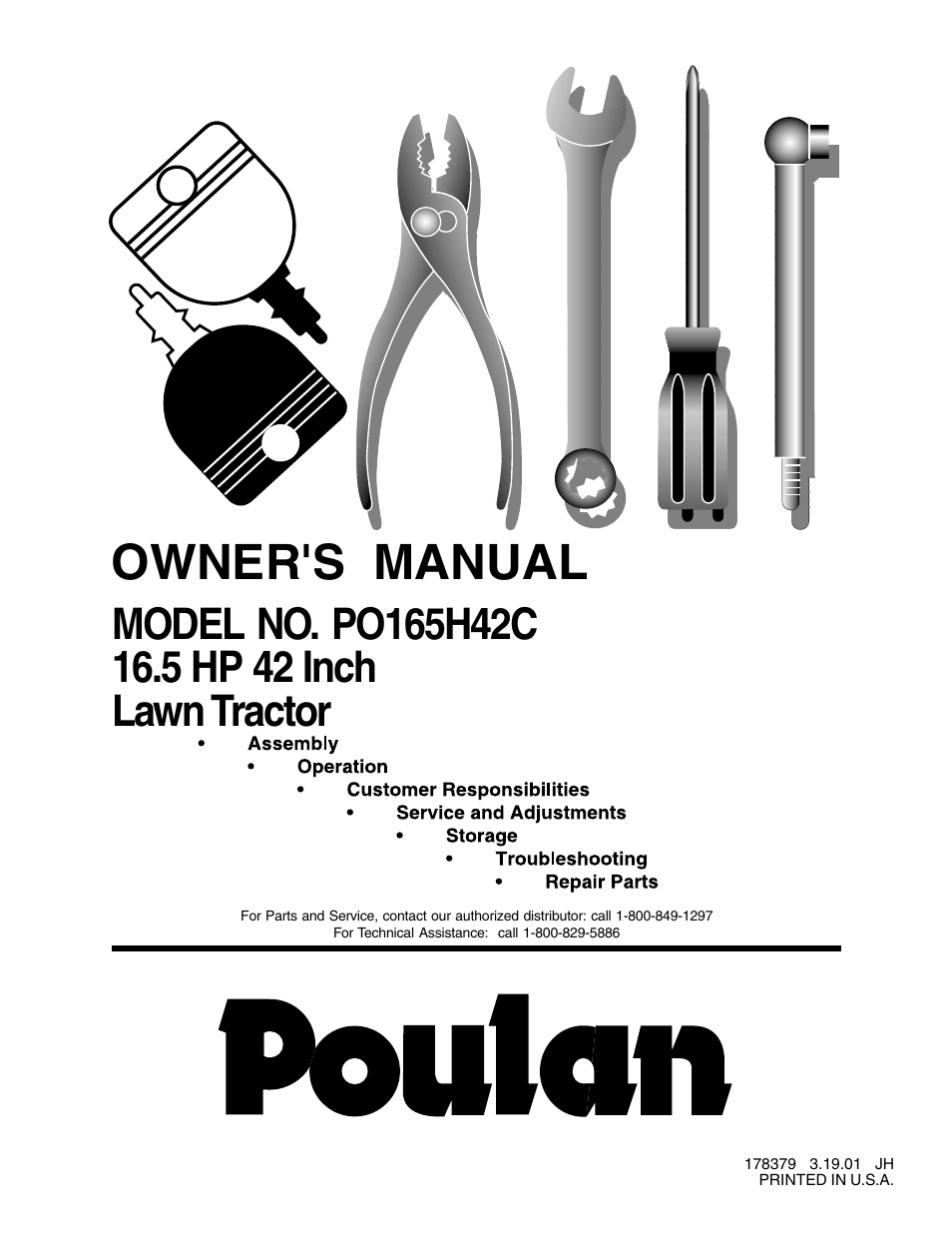 Poulan 178379 User Manual | 48 pages
