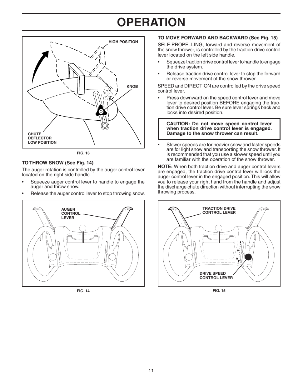 Operation | Poulan 189645 User Manual | Page 11 / 20